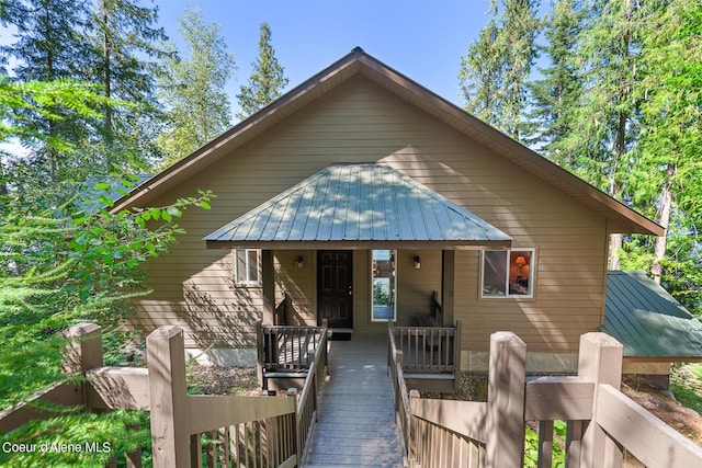 view of rear view of house