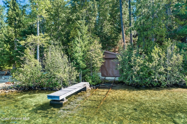 view of yard featuring a shed