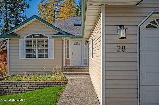 view of property entrance