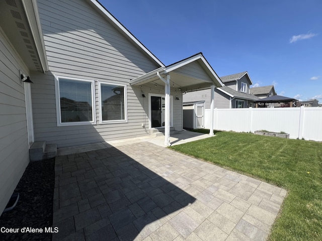 9256 Gettys Ln, Hayden, ID 83835 - view of patio / terrace featuring fence