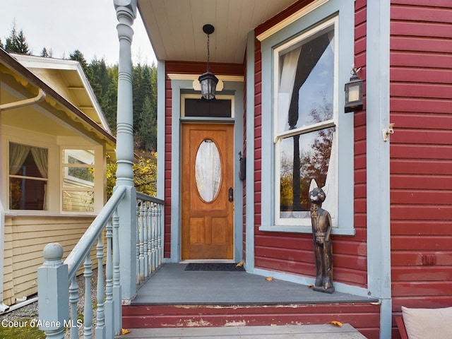 view of entrance to property