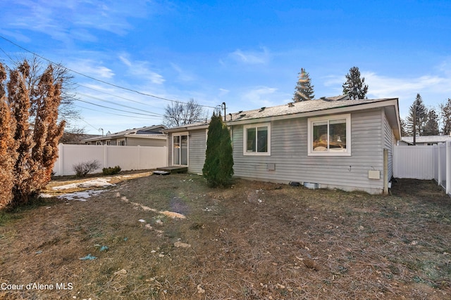 view of rear view of house