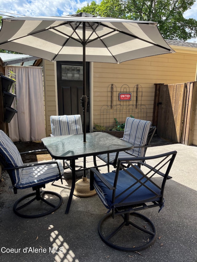 view of patio / terrace