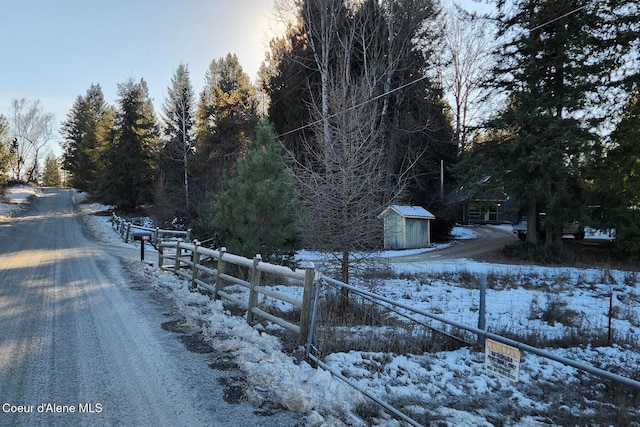 view of street