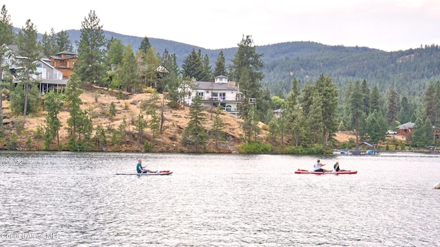 water view featuring a mountain view