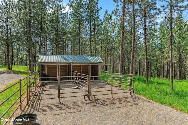 view of outbuilding