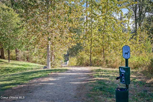 view of road