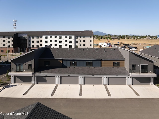 view of property featuring a mountain view