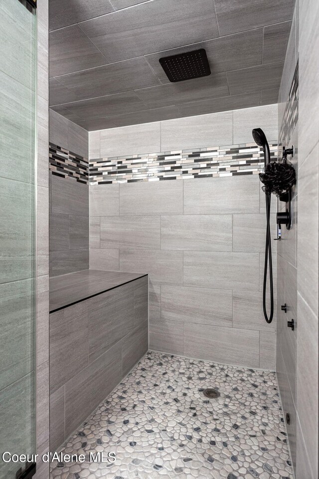 1715 Sherman Ave, Coeur Dalene, ID 83814 - bathroom featuring tiled shower