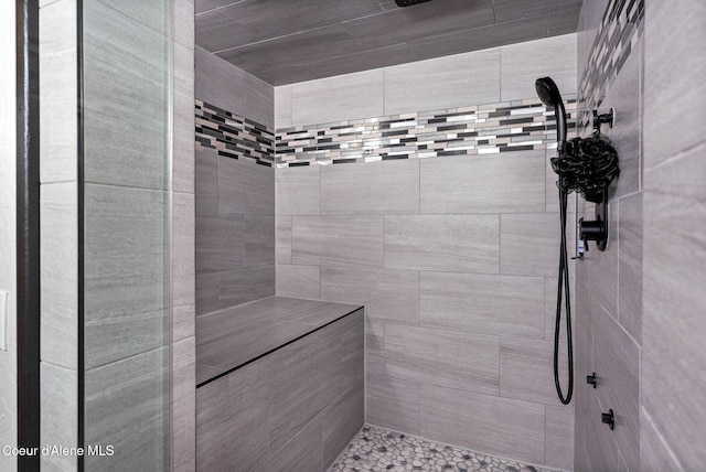 1715 Sherman Ave, Coeur Dalene, ID 83814 - bathroom with tiled shower