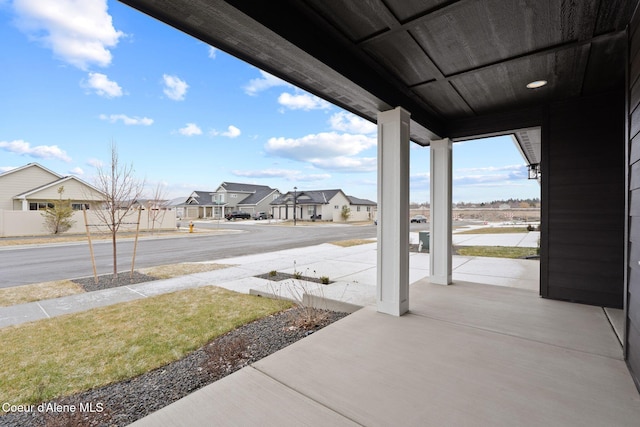 view of patio / terrace featuring a porch