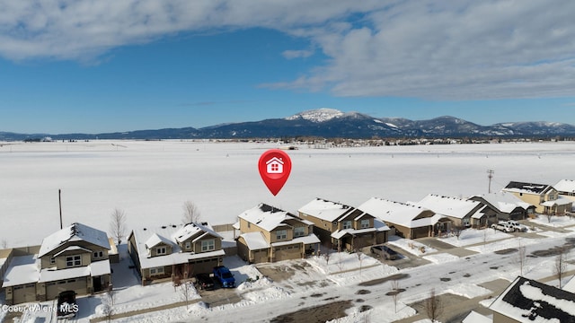 property view of water with a mountain view