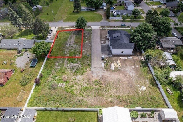 birds eye view of property featuring a residential view