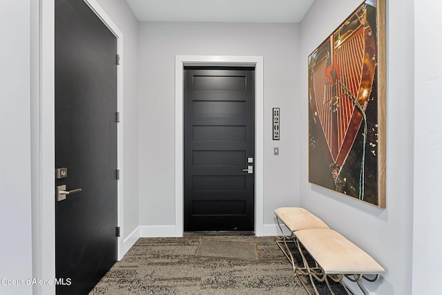 view of entrance foyer