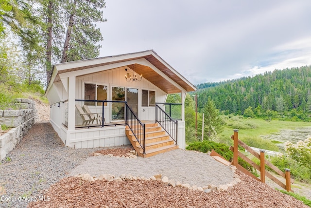 view of manufactured / mobile home