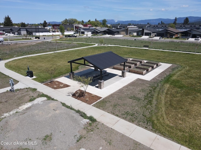 7917 N Mocha Loop, Coeur Dalene, ID 83815 - surrounding community with a residential view, a lawn, and a gazebo