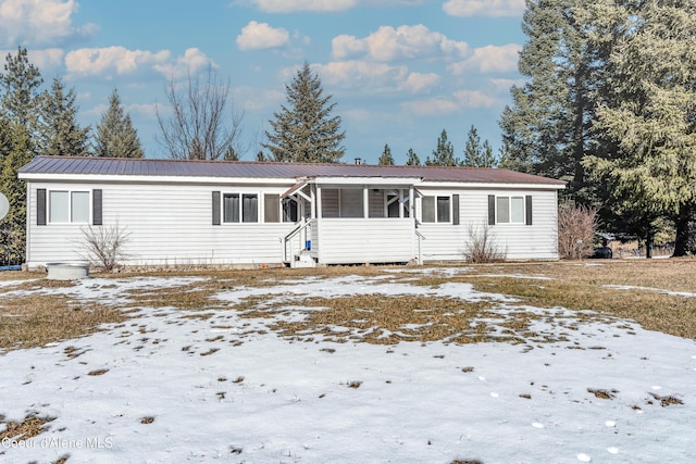 view of ranch-style home