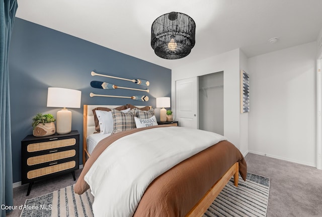 1497 N Luna St, Post Falls, ID 83854 - bedroom featuring carpet floors and a closet
