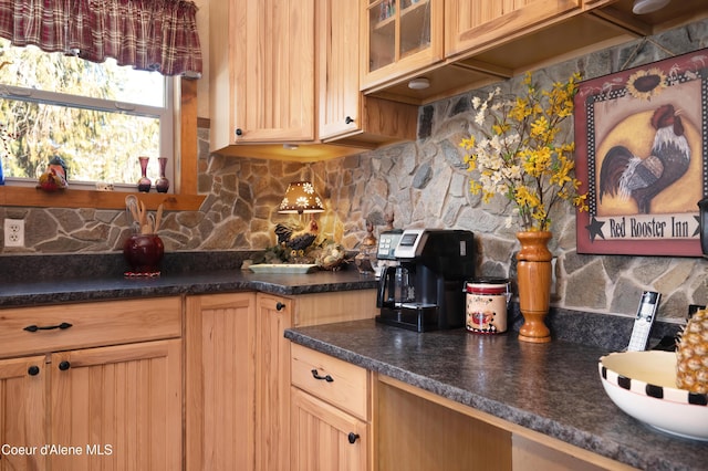 kitchen featuring decorative backsplash