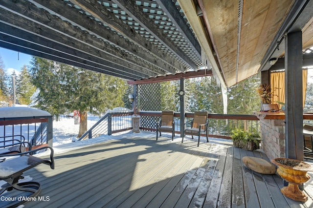 view of deck