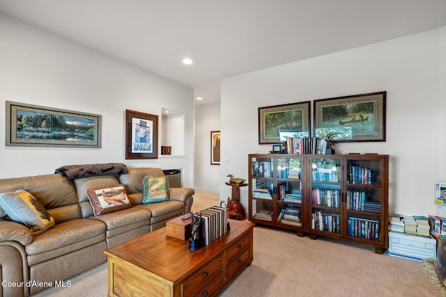 5006 S Brentwood Ln, Coeur Dalene, ID 83814 - living area with recessed lighting and light colored carpet