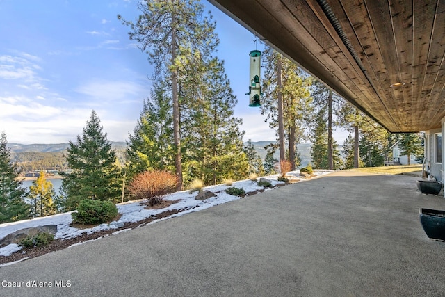 5006 S Brentwood Ln, Coeur Dalene, ID 83814 - exterior space featuring a mountain view