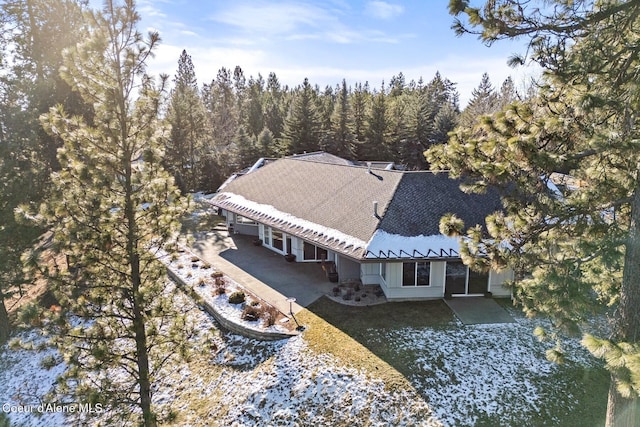 5006 S Brentwood Ln, Coeur Dalene, ID 83814 - aerial view