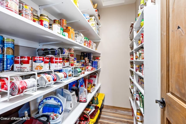 view of pantry