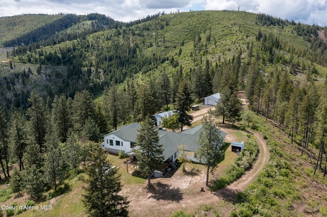 1600 Patches Ln, Saint Maries, ID 83861 - aerial view of property's location with a forest and mountains