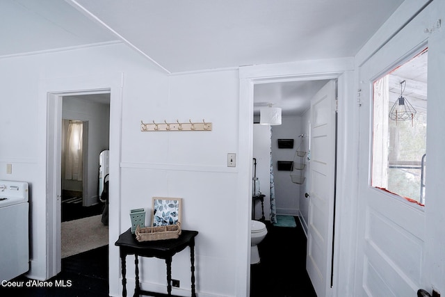 315 Montana St, Mullan, ID 83846 - bathroom with toilet and washer / clothes dryer