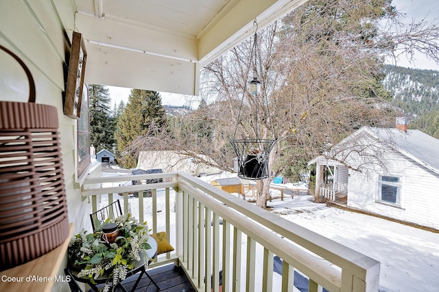 315 Montana St, Mullan, ID 83846 - view of snow covered back of property