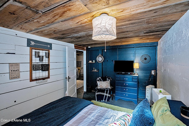315 Montana St, Mullan, ID 83846 - bedroom with wood ceiling