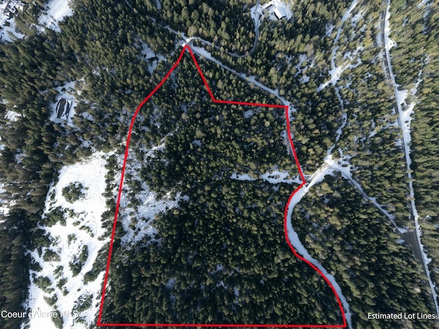 Listing photo 2 for 20ACRES Canoe Point Rd, Coolin ID 83821