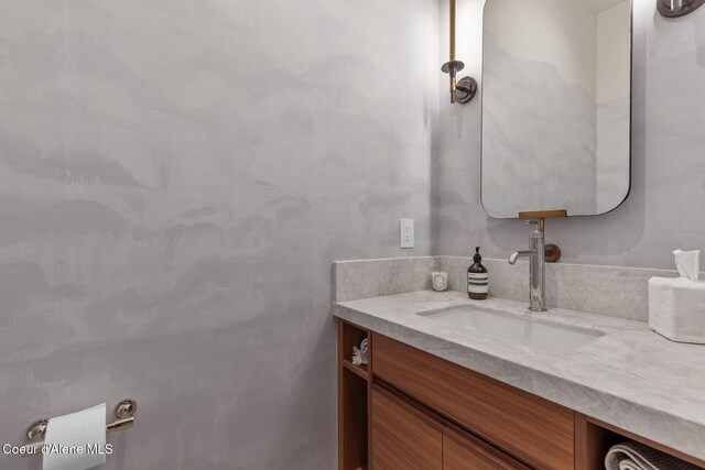 6895 S Gozzer Rd Unit A201, Harrison, ID 83833 - bathroom with vanity