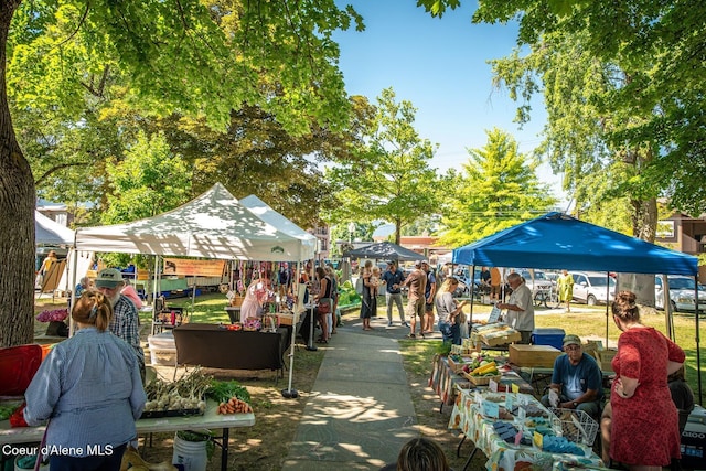 view of property's community featuring playground community