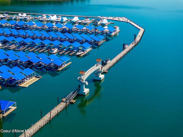 301 N 1st St # 930, Coeur Dalene, ID 83814 - bird's eye view with a water view