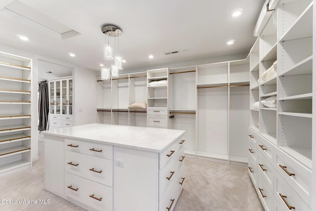 1853 W Felton Dr, Coeur Dalene, ID 83814 - walk in closet with light colored carpet and visible vents