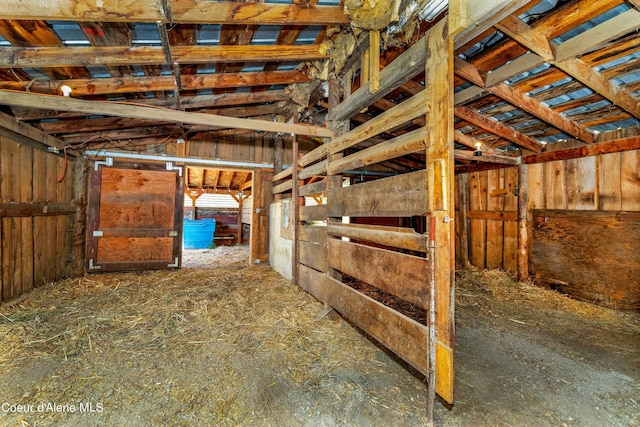 view of stable