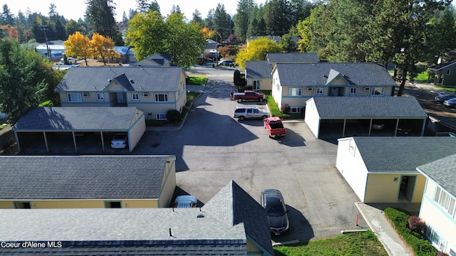 1810 Spokane St 1800, 1802, 1804, 1806, 1808, Post Falls, ID 83854 - drone / aerial view featuring a residential view