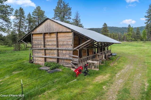 view of outbuilding featuring an outbuilding