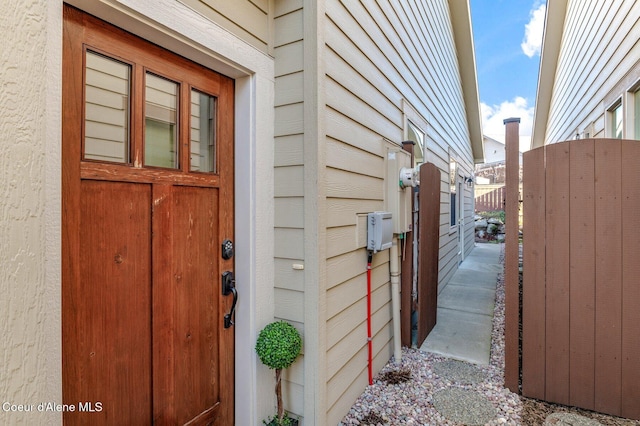 view of property entrance