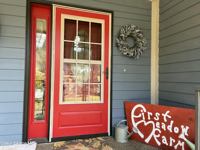 view of property entrance