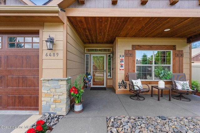 6489 E Kyong, Post Falls, ID 83854 - view of exterior entry featuring covered porch