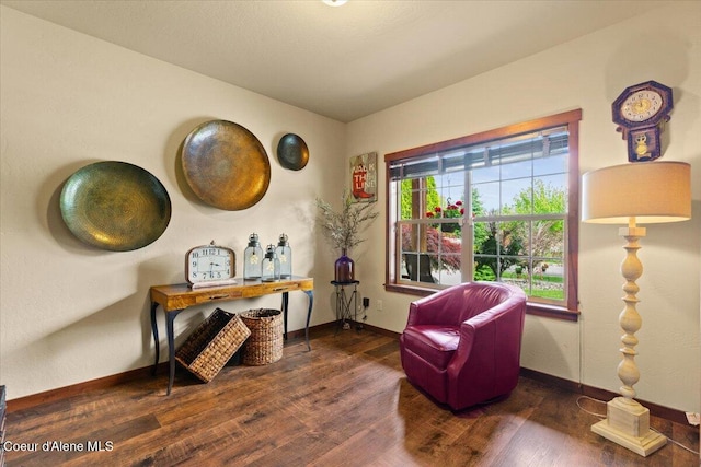 6489 E Kyong, Post Falls, ID 83854 - sitting room featuring wood finished floors and baseboards