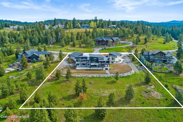 2766 S Helen Dr, Coeur Dalene, ID 83814 - drone / aerial view with a forest view