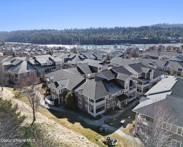 birds eye view of property featuring a residential view