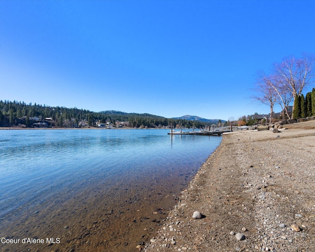 property view of water