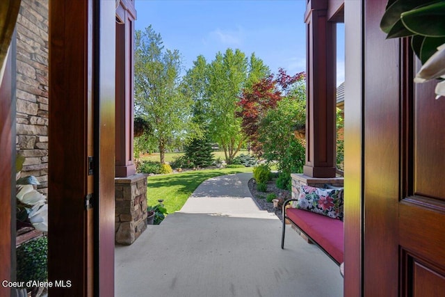 view of patio