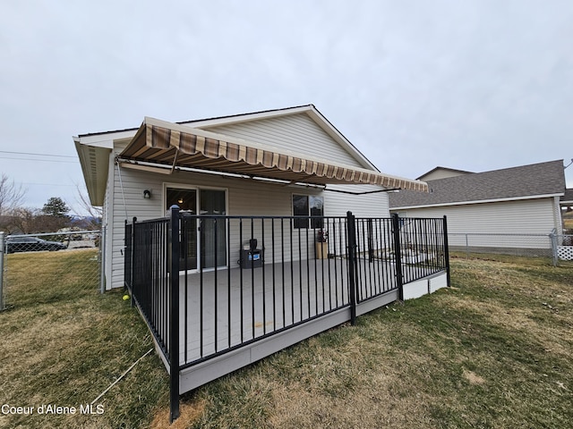 4346 N Brookie Dr, Post Falls, ID 83854 - view of side of property with fence and a yard