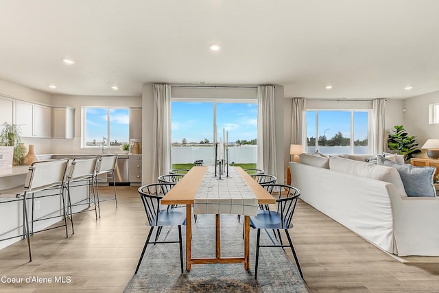 355 E Burdock Loop, Hayden, ID 83835 - dining room featuring recessed lighting and light wood finished floors